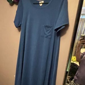 Blue high low dress (Carly)